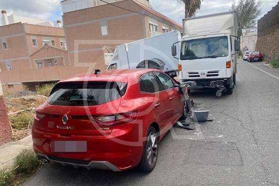 Choque frontal en La Pardilla/TA.